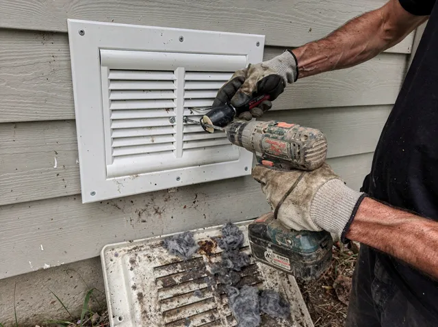 Dryer Vent Cover Replacement in Winchester