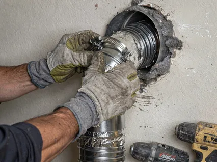 Dryer Vent Hose Installation in Winchester