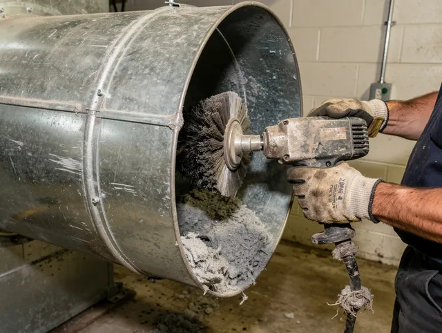 Industrial-grade dryer vent cleaning by Winchester Dryer Vent Cleaning in Winchester